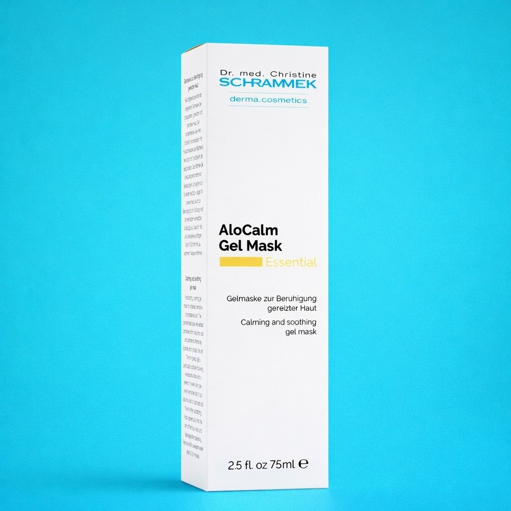 New Dr. Schrammek Cosmetics AloCalm Gel‎ Mask 2.5oz (75ml)